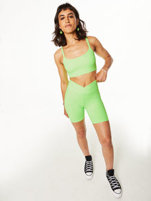 Women | Year of Ours | Ribbed Bralette 2.0 | Lime