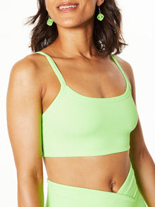 Women | Year of Ours | Ribbed Bralette 2.0 | Lime