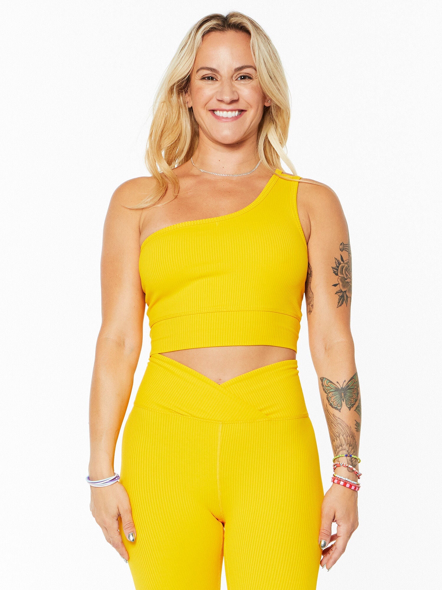 Women | Year of Ours | Ribbed 54 Bra Honeycomb | Honey