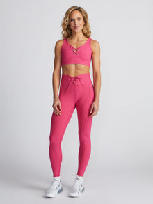 Women | Year of Ours | Ribbed Football Legging | Magenta