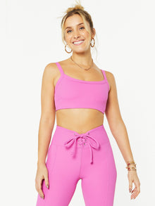 Women | Year of Ours | Ribbed Bralette 2.0 | Hot Pink