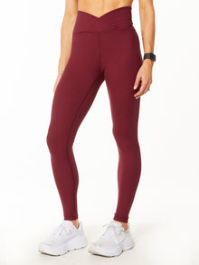 Women | Year of Ours | Ribbed Veronica Legging | Cherry