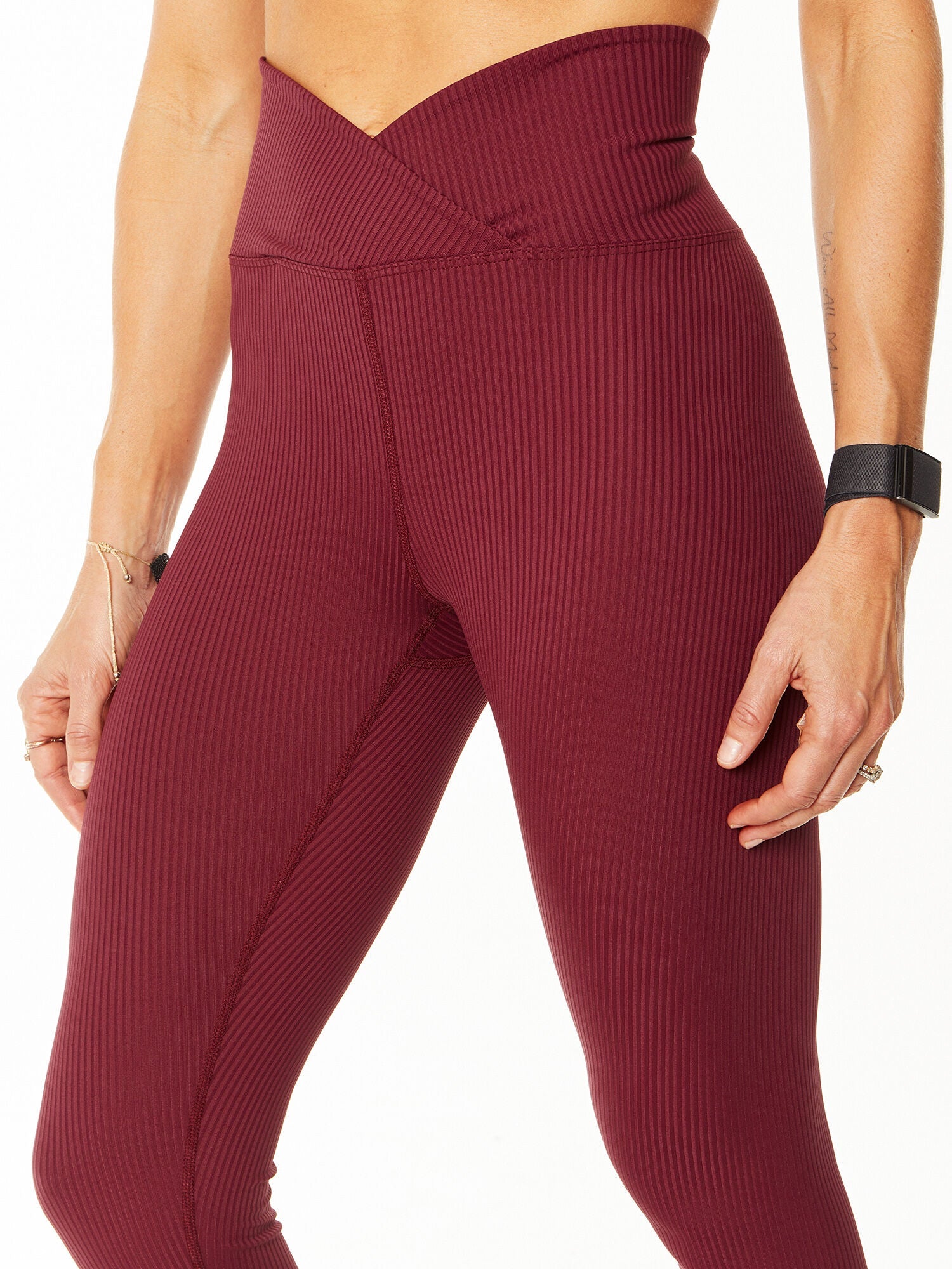 Women | Year of Ours | Ribbed Veronica Legging | Cherry