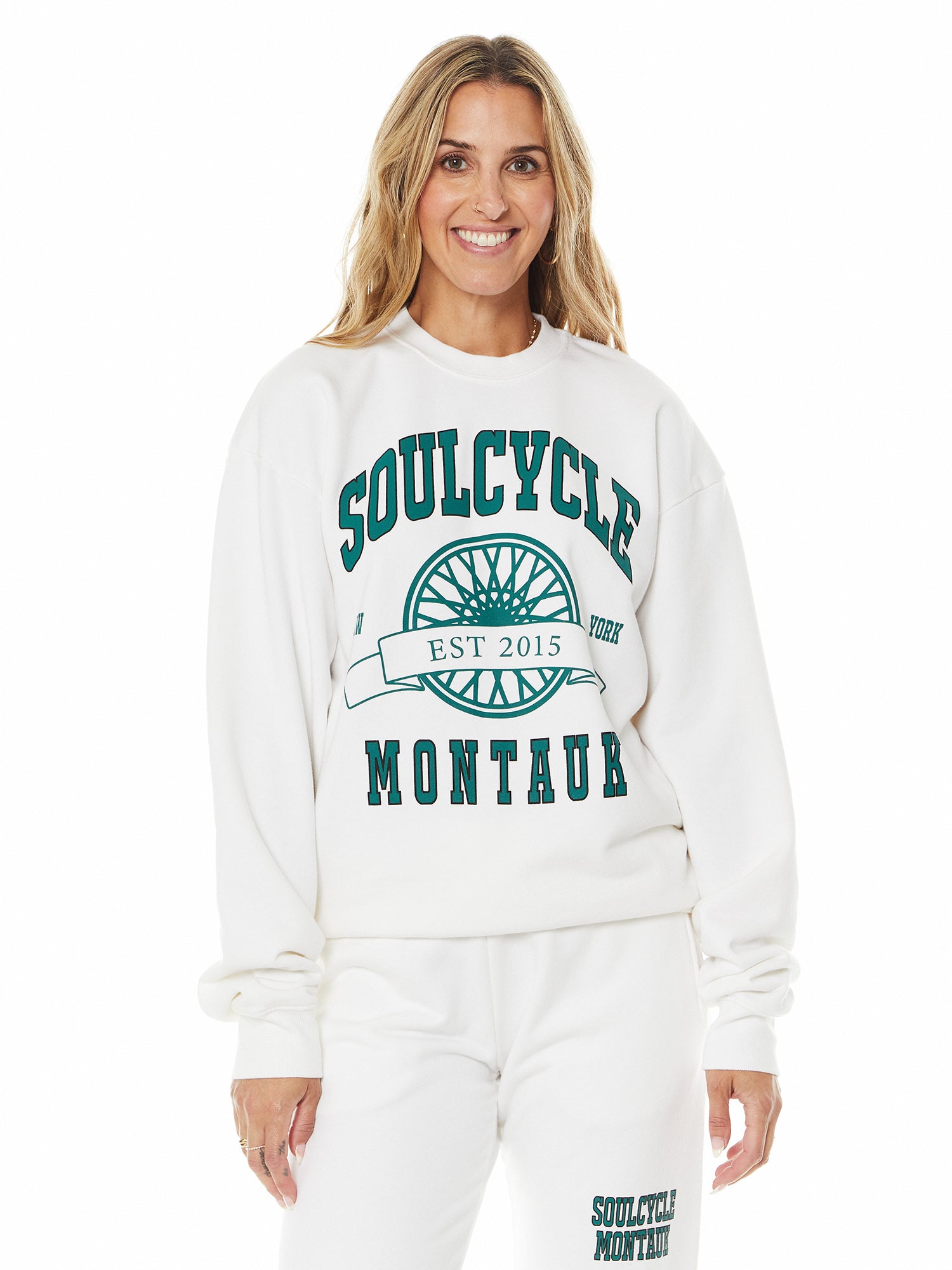 Women | Soul by SoulCycle | Sam Crew Neck | White