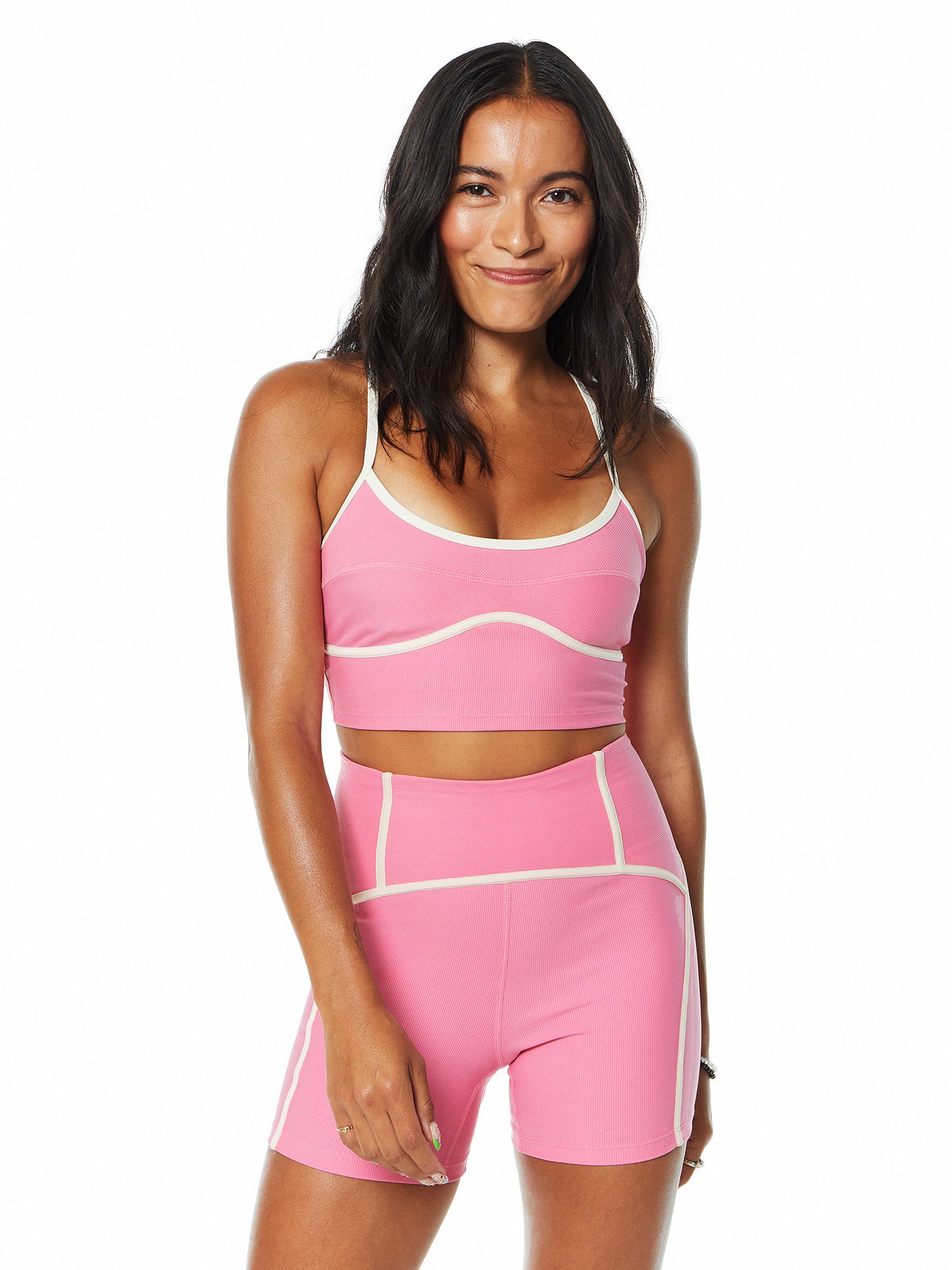 Women | LSPACE | Revel Short | White/Pink