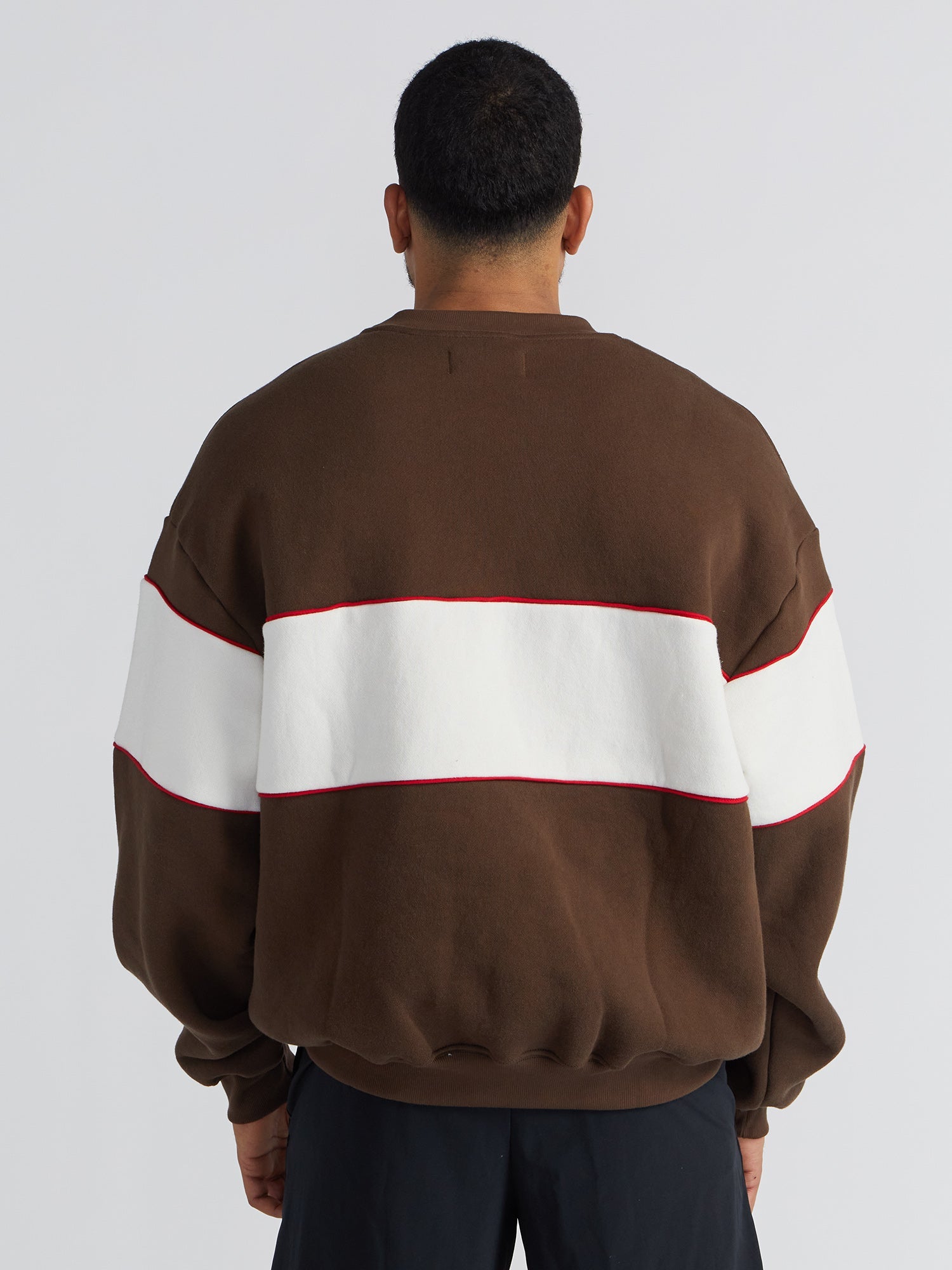 Unisex | Soul by SoulCycle | SoulCycle Brown Block Crew | Brown