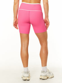 Women | Year of Ours | Ribbed V Waist Biker | Pink