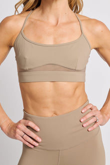 Women | MPG | Sculpt Cross Sports Bra | Brown