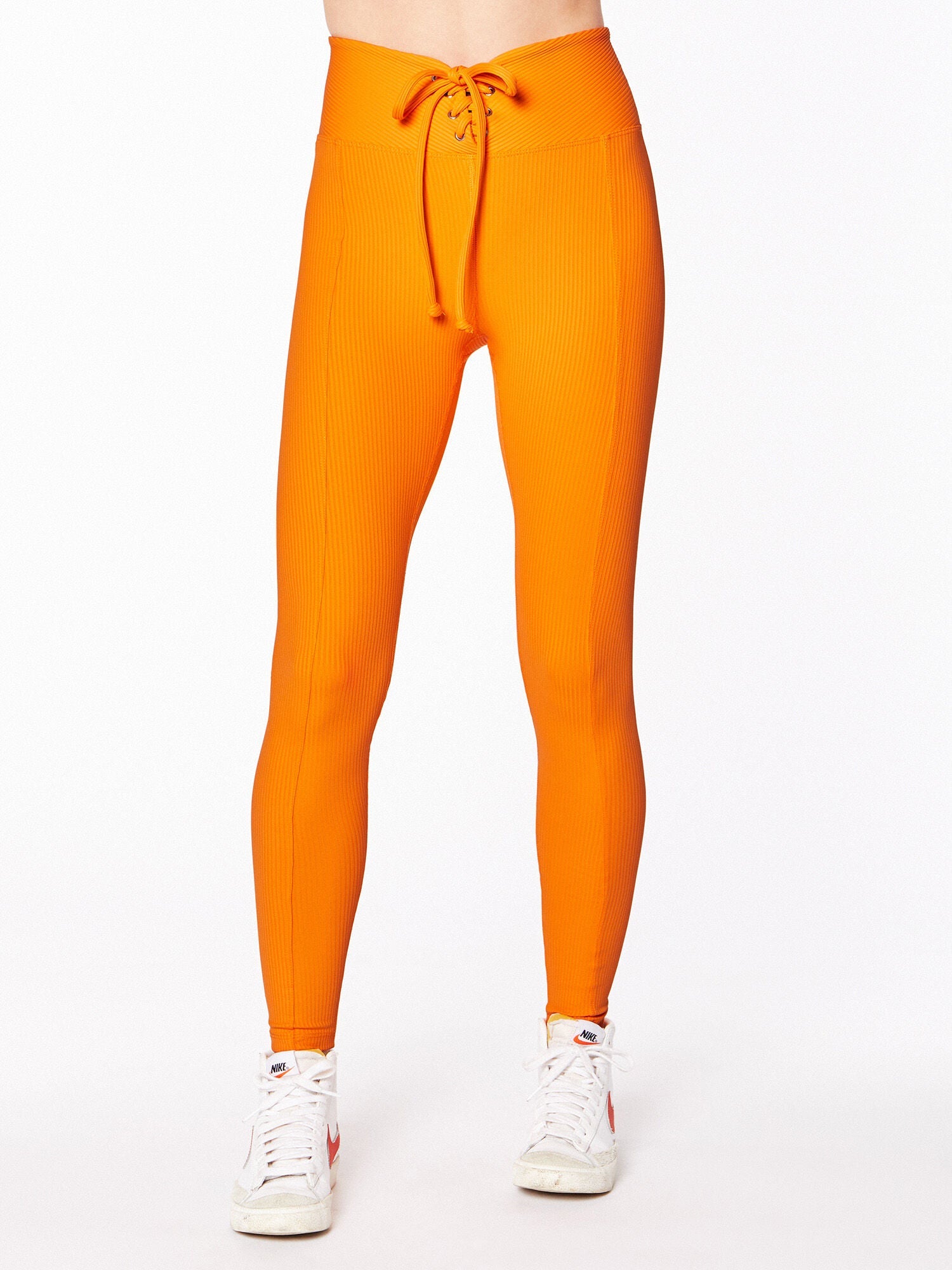 Women | Year of Ours | Ribbed Football Legging Sherbert | Orange