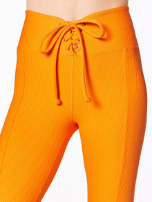 Women | Year of Ours | Ribbed Football Legging Sherbert | Orange