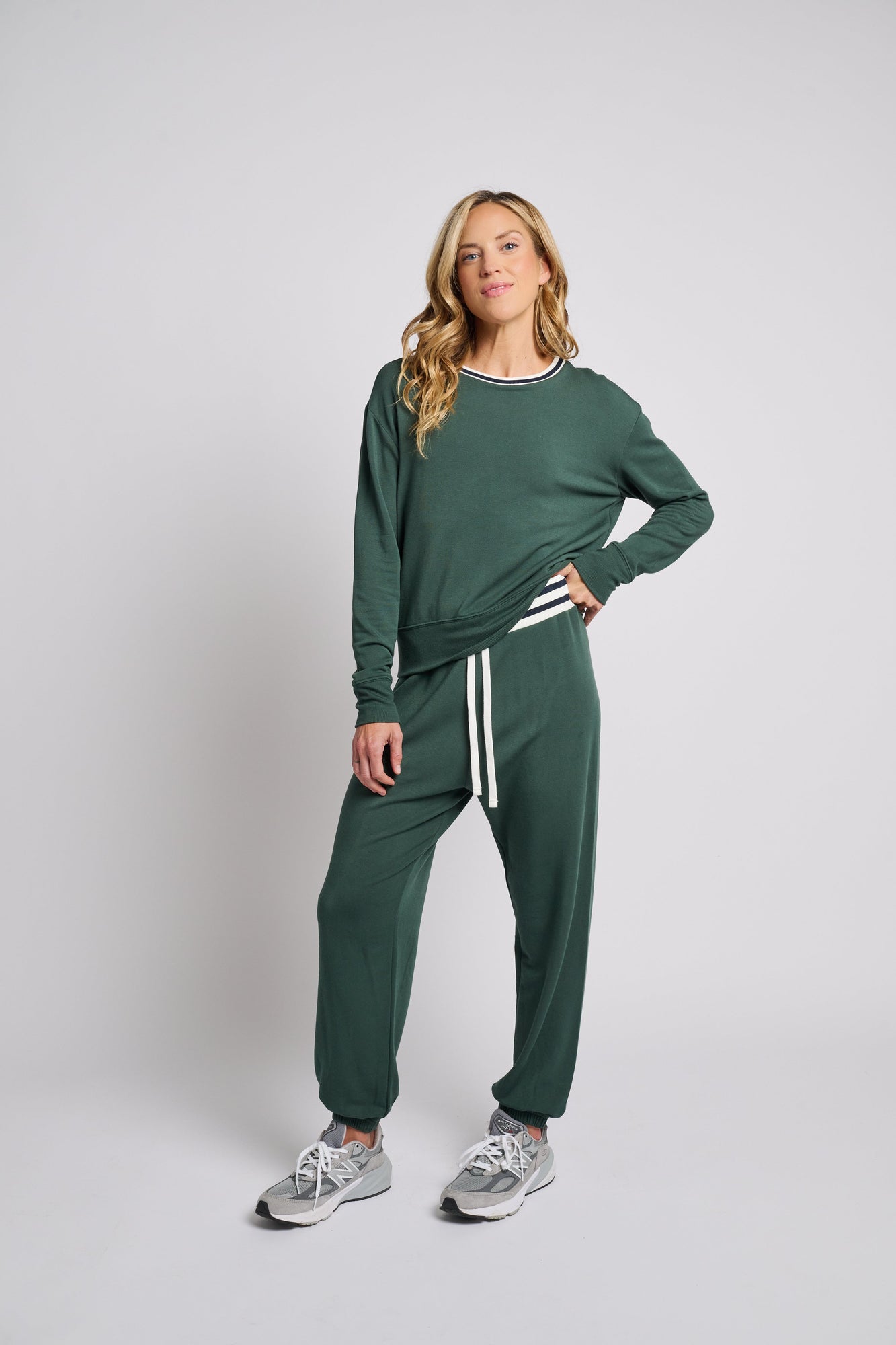 Women | SPLITS59 | Andie Oversized Sweatpant | Green