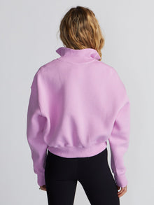 Women | Nike | Women's 1/2-Zip Sweatshirt | Beyond Pink/Sail