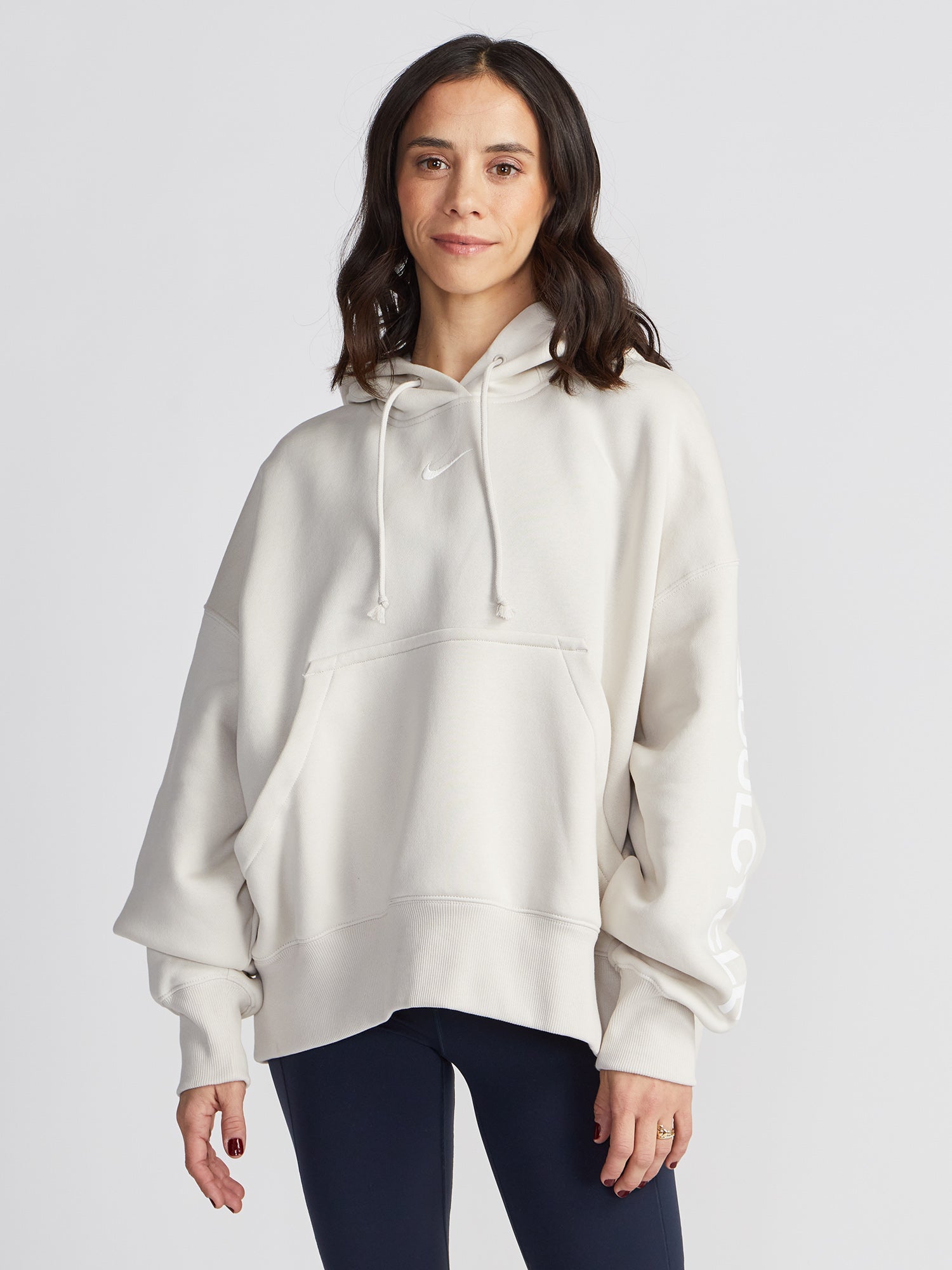 Women | Nike | Over-Oversized Pullover Hoodie | Cream