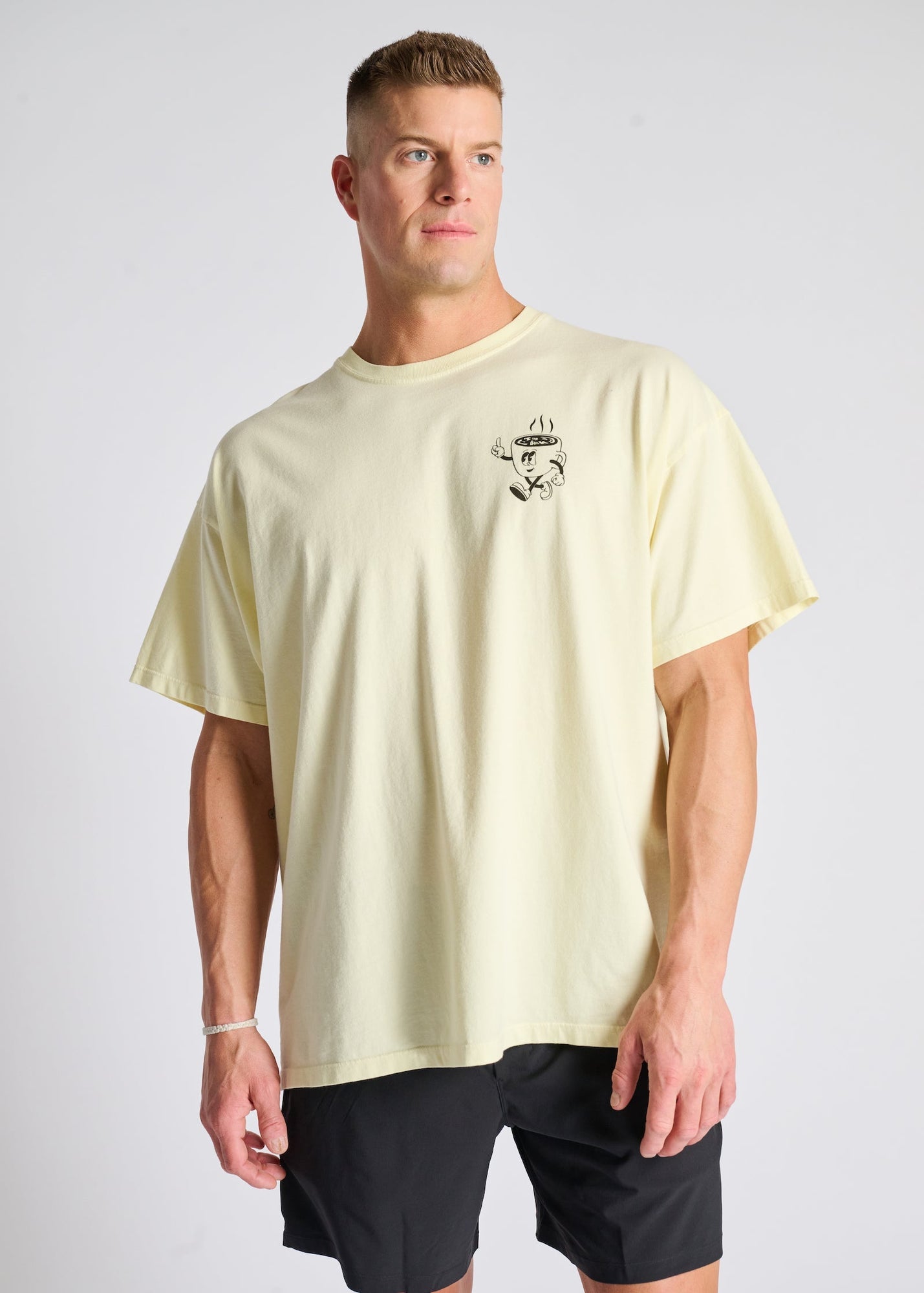 Soul by SoulCycle | The Soul Cafe Ruby Tee | Pastel Yellow