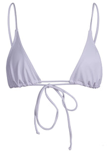 Sacred Tie Back Tassel Bikini Top | Sunblock White