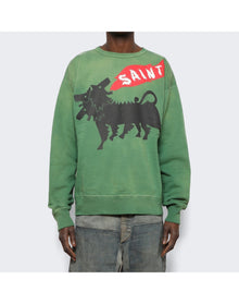 Saint Mxxxxxx | Men | Cerberus Sweatshirt | Green