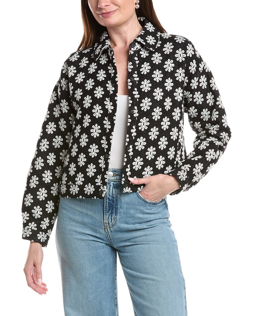 Saltwater Luxe | Womens | Embroidered Jacket | Black