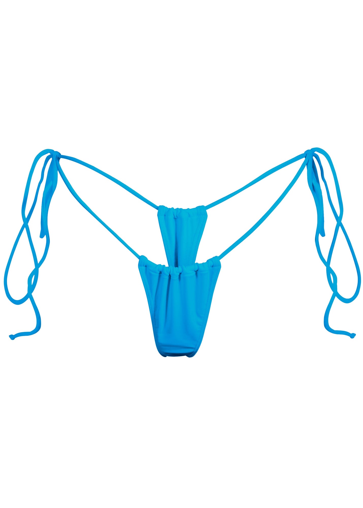 Sanctuary Tassel Thong Bikini Bottom | Capri Blue