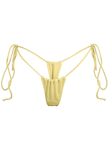 Sanctuary Tassel Thong Bikini Bottom | Colada Yellow