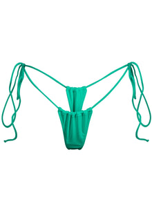 Sanctuary Tassel Thong Bikini Bottom | Jungle Green