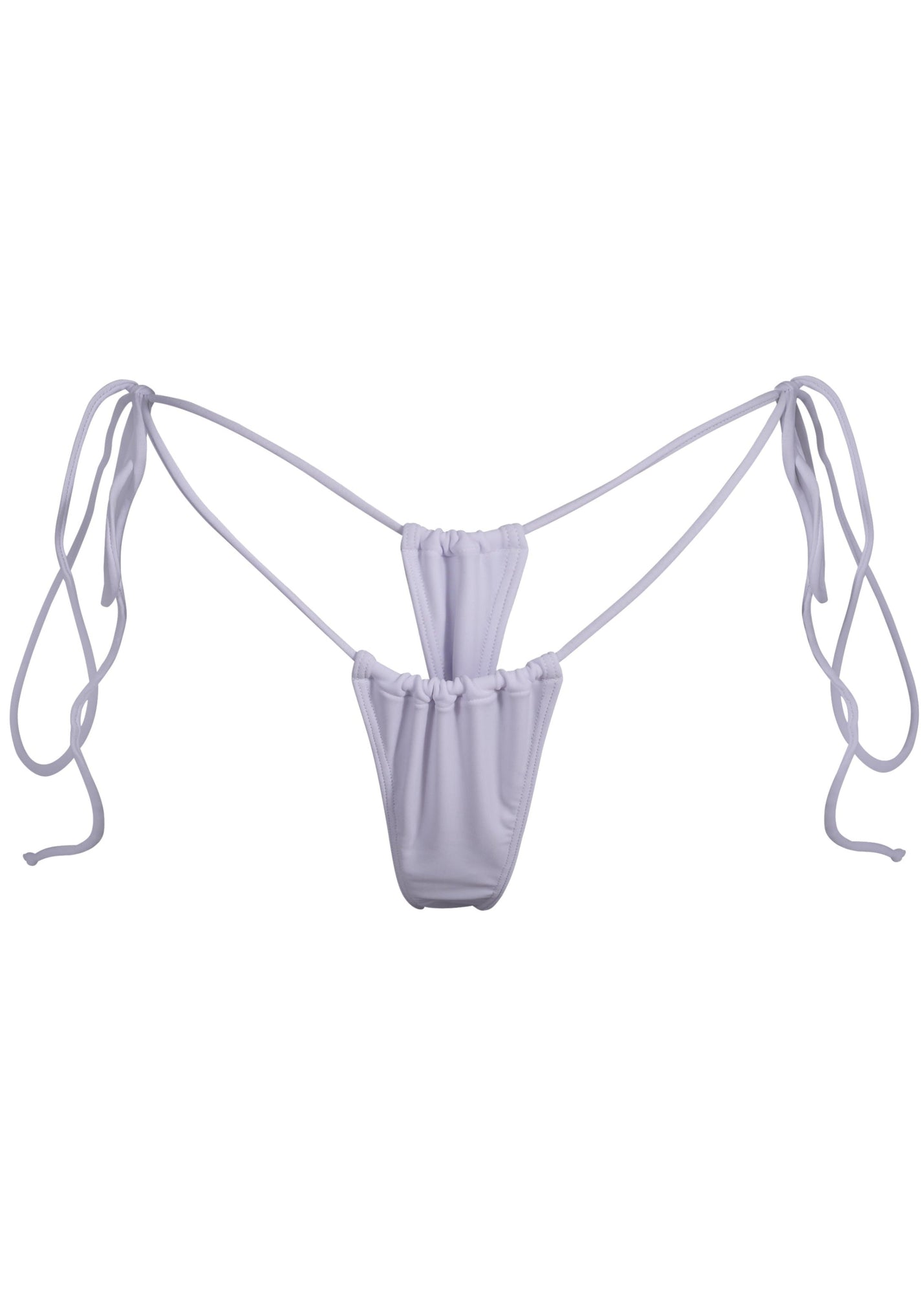 Sanctuary Tassel Thong Bikini Bottom | Sunblock White