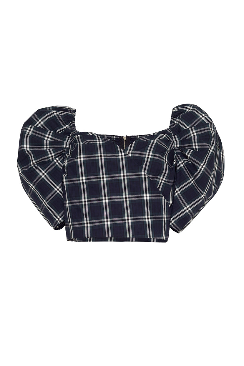 Sara Top | Plaid