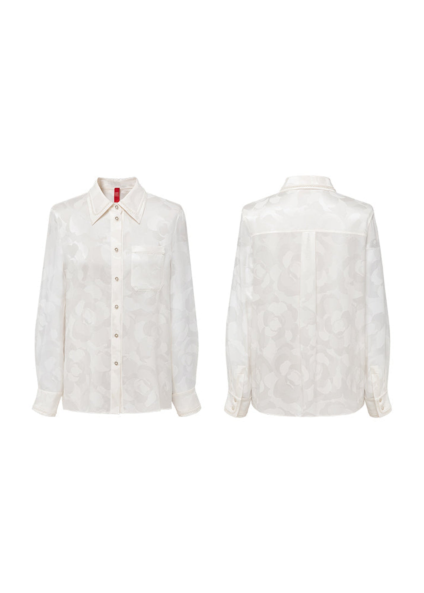 Satin Shirt | White