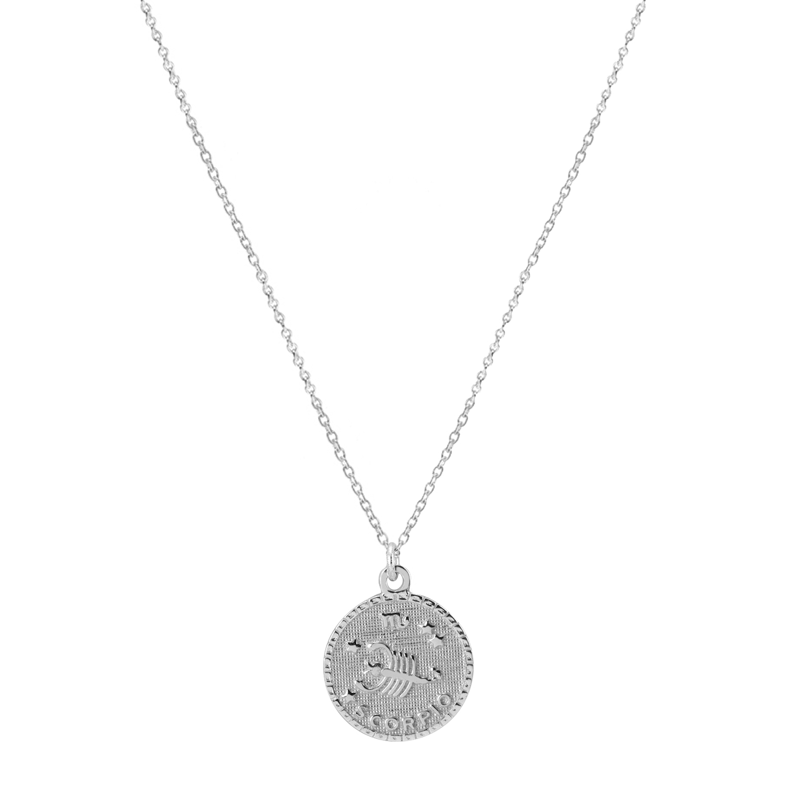 The Zodiac Medal Necklace | Gold Vermeil & Sterling Silver