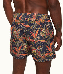 Setter Lotus Shorter-Length Swim Shorts | Midnight Navy