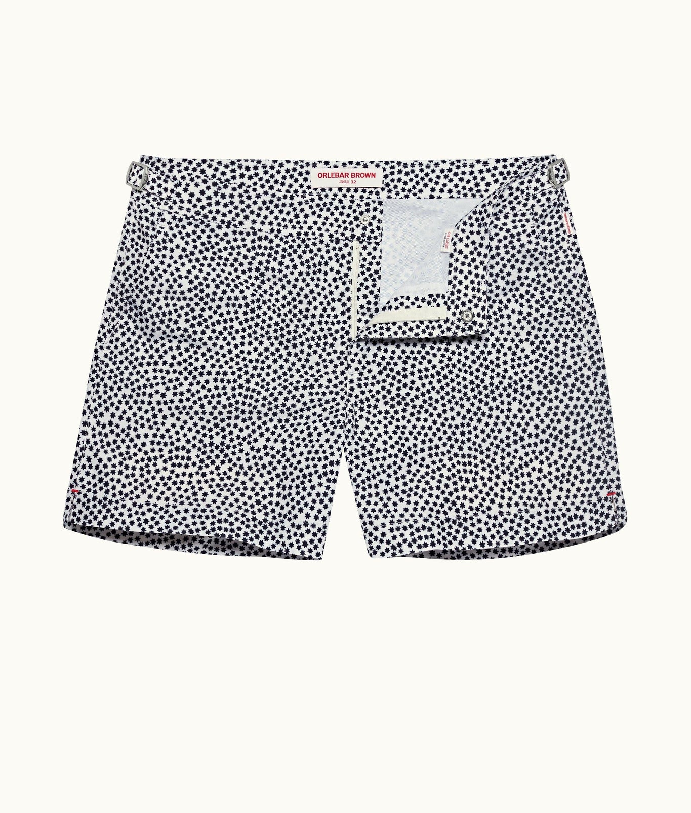 Setter Star Print Shorter-Length Swim Shorts | Cashew