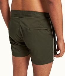 Setter Stretch Shorter-Length Stretch Swim Shorts | Palm