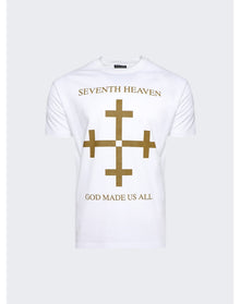 Seventh Heaven | Men | God Made Us All T-shirt | White