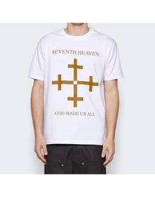Seventh Heaven | Men | God Made Us All T-shirt | White
