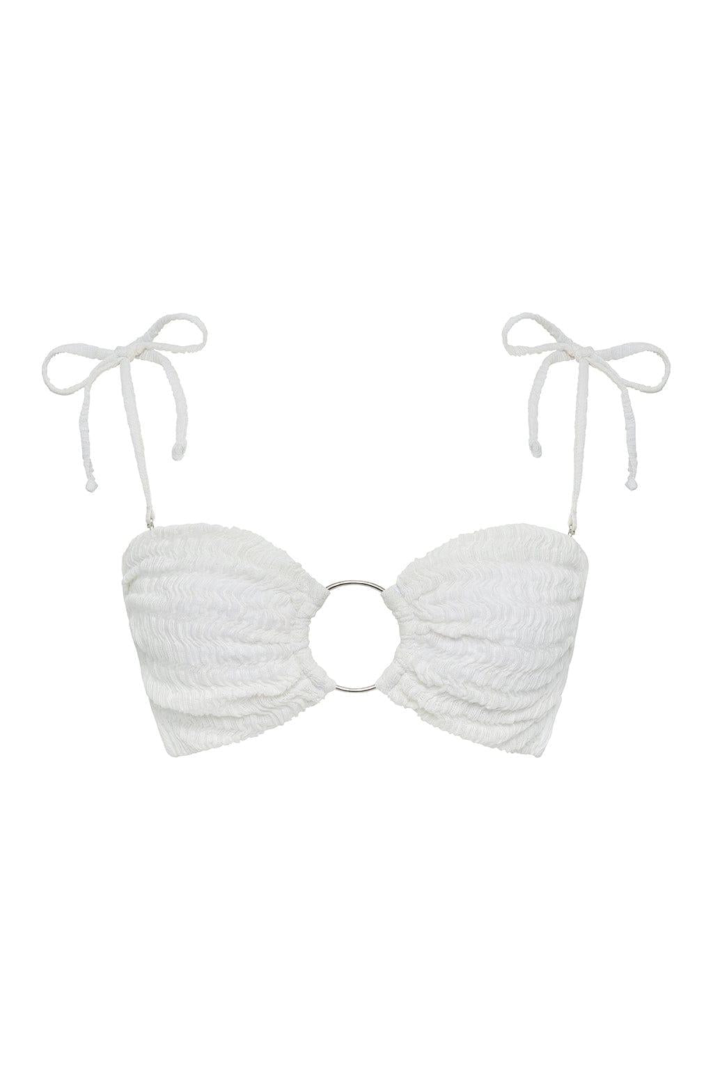 Tori Ties Bandeau Bikini Top | Seychelles