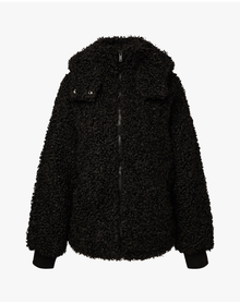 Sherpa Hooded Jacket | Black