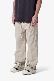 Side Snap Nylon Pants | Tan