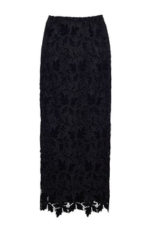 Sienna Skirt | Black Velvet Lace