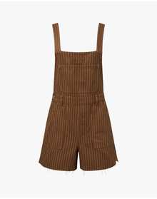 Slit Overall Short | Brown