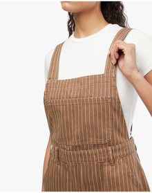 Slit Overall Short | Brown