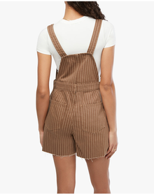 Slit Overall Short | Brown
