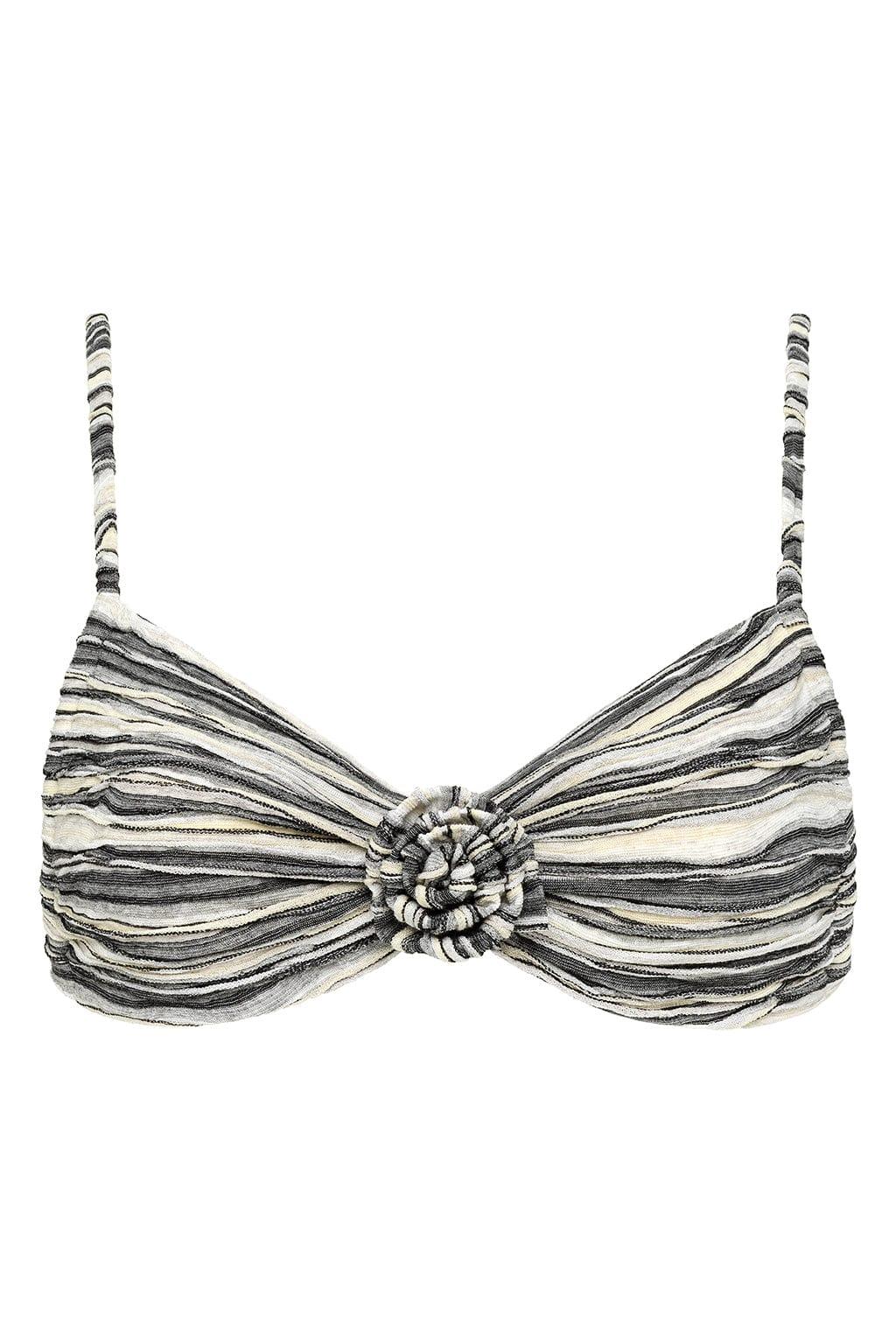 Devin Rosa Bikini Top | Slub Knit