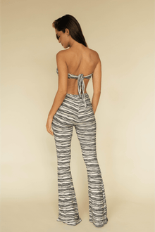 Sydney Flared Legging | Slub Knit