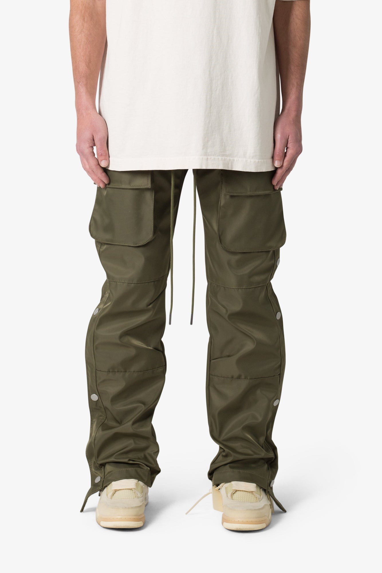 Snap Front Cargo Pants | Olive (OLD)