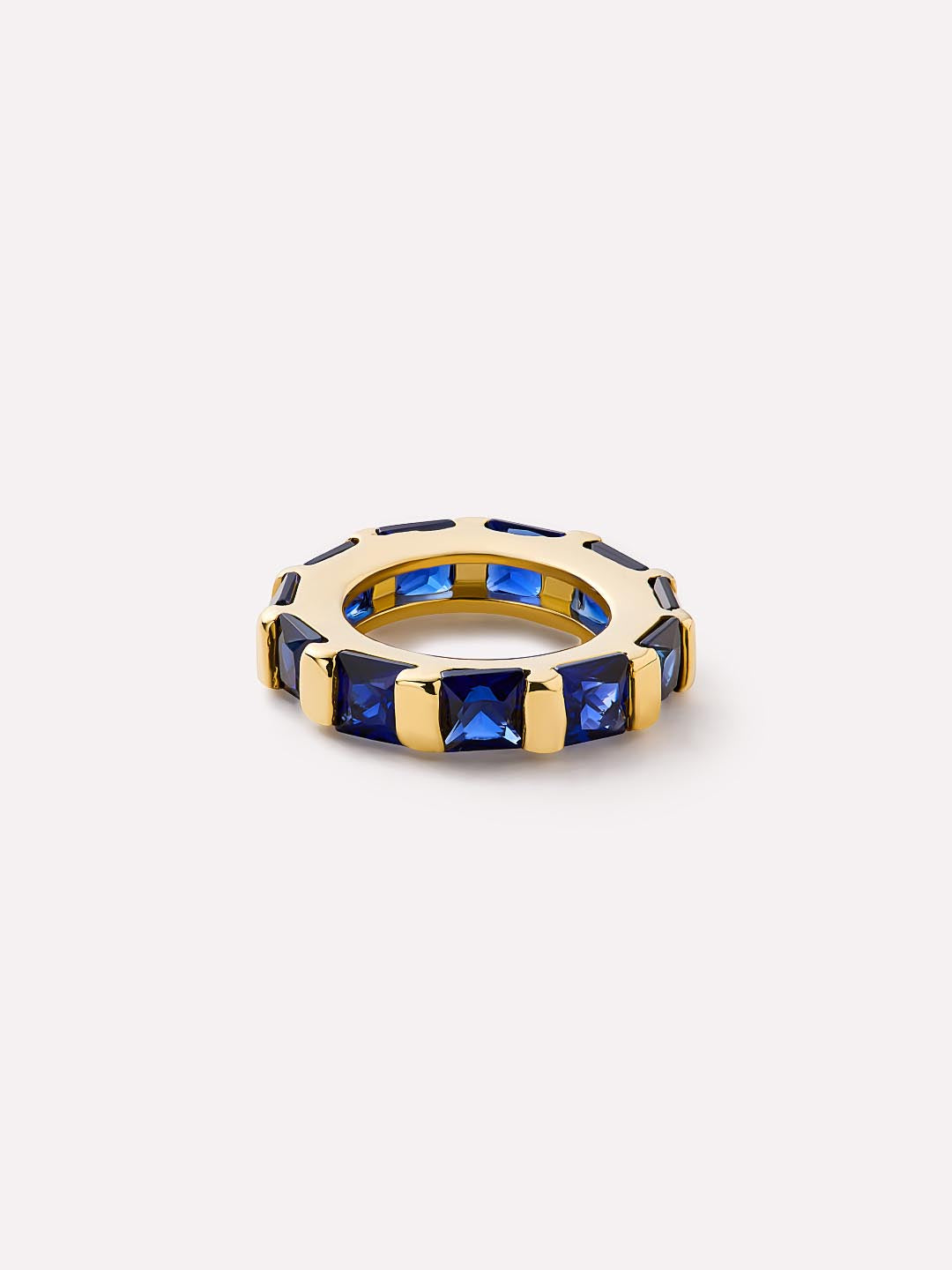 Blue Sapphire Zeno Charm | 10K Solid Gold | Blue Sapphire