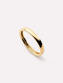 Slim Eclipse Ring | 10K Solid Yellow Gold