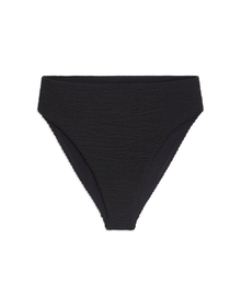 Spongie Seersucker Bikini Bottom | Black
