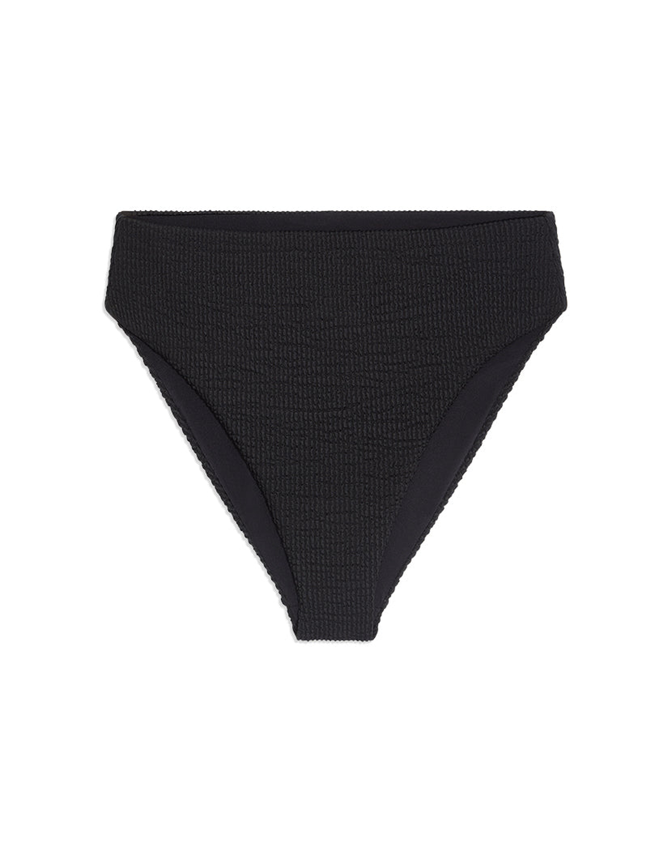 Spongie Seersucker Bikini Bottom | Black