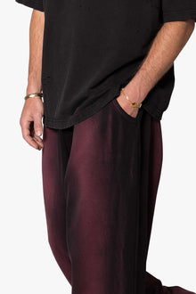 Sprayed Ultra Baggy Sweatpants | Plum