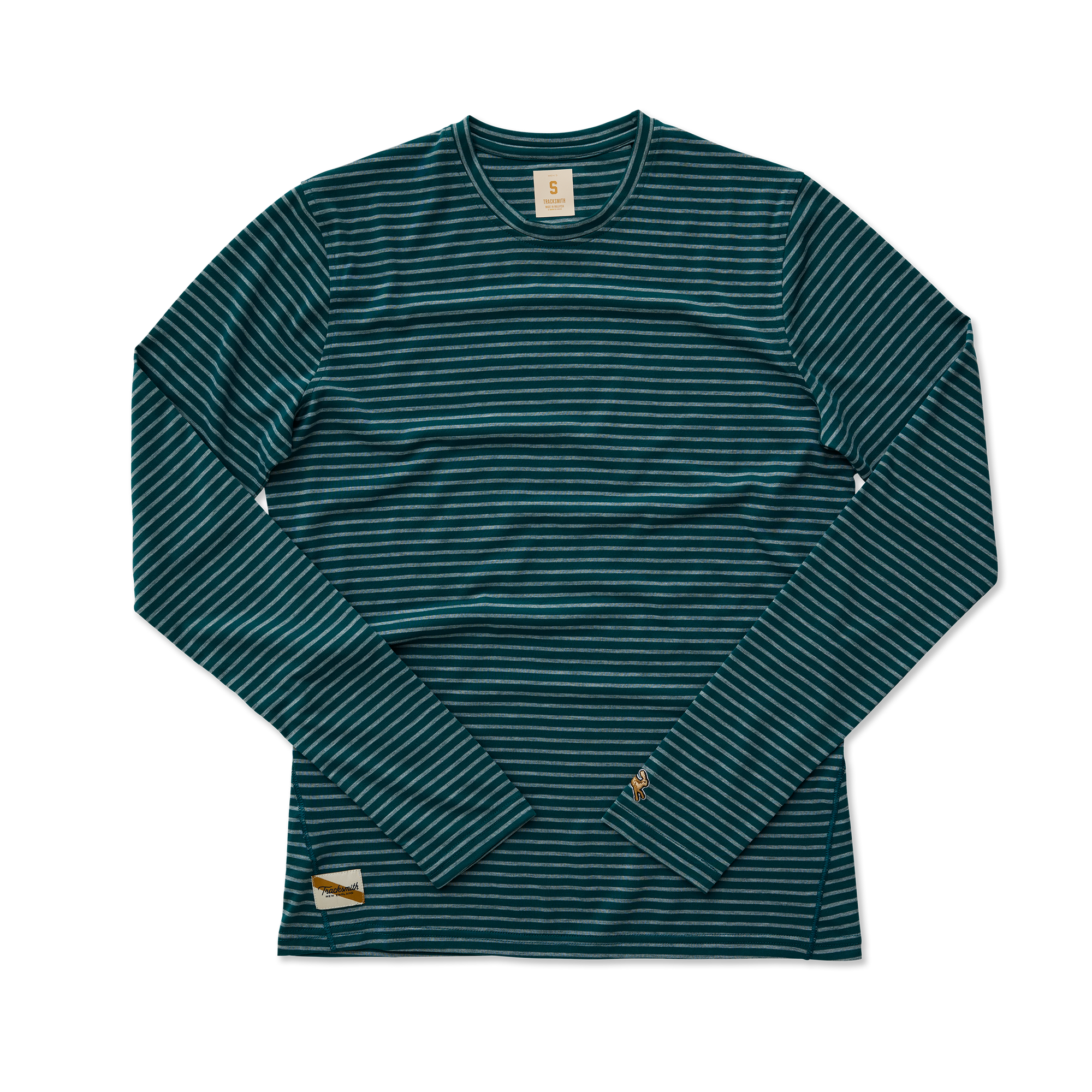 Horizon Long Sleeve | Teal Stripe - Men