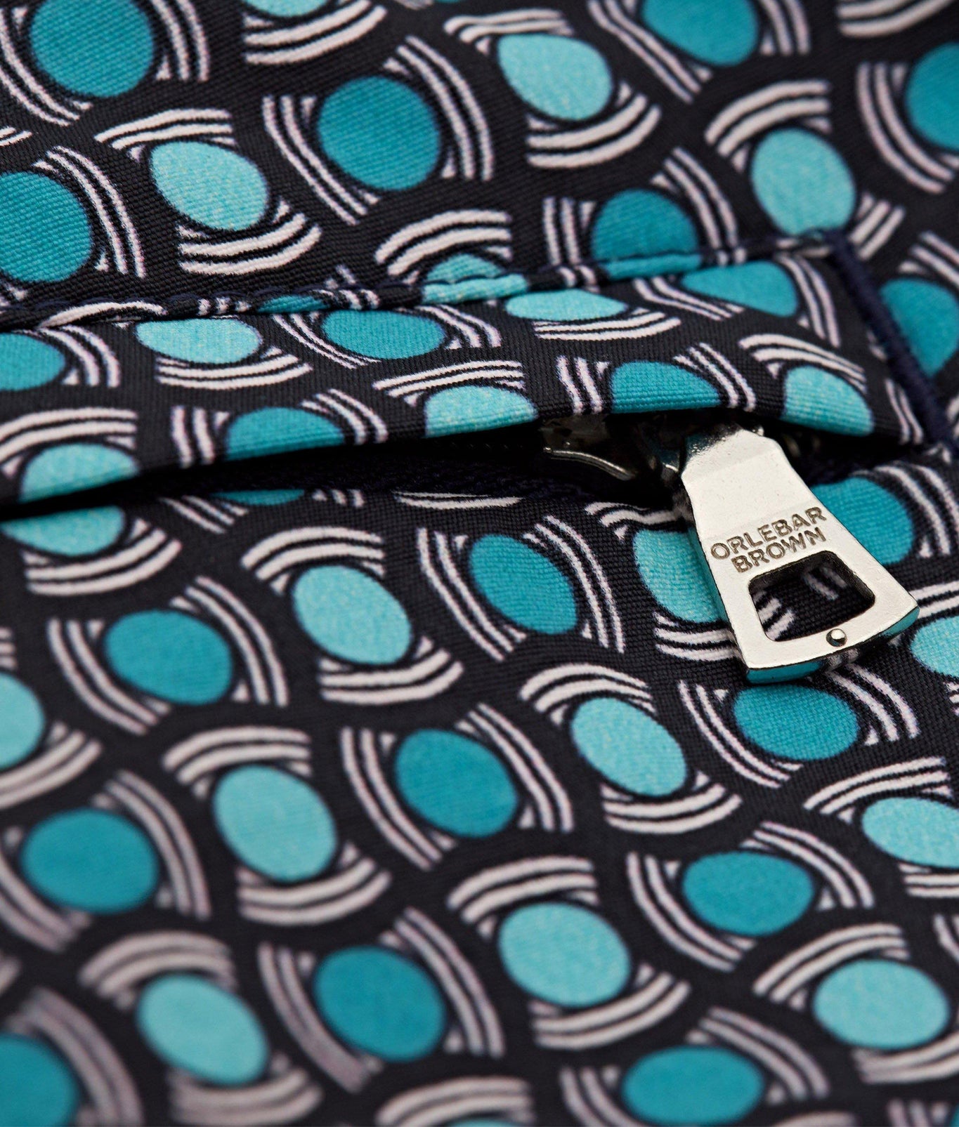 Standard Geo Tela Drawcord Mid-Length Swim Shorts | Crystal Sea